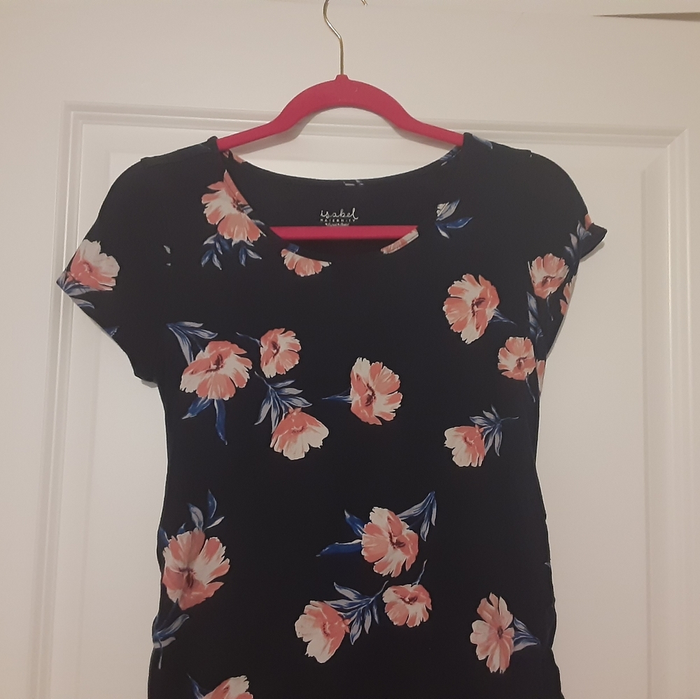 Ingrid and isabel- Short-Sleave Maternity Dress